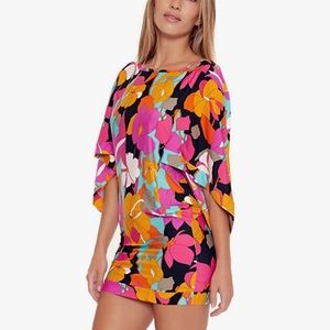 Trina Turk Gemini Tunic Swim Cover Up sz large